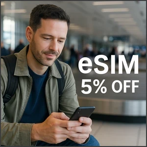 Anuncio de esim de Holafly